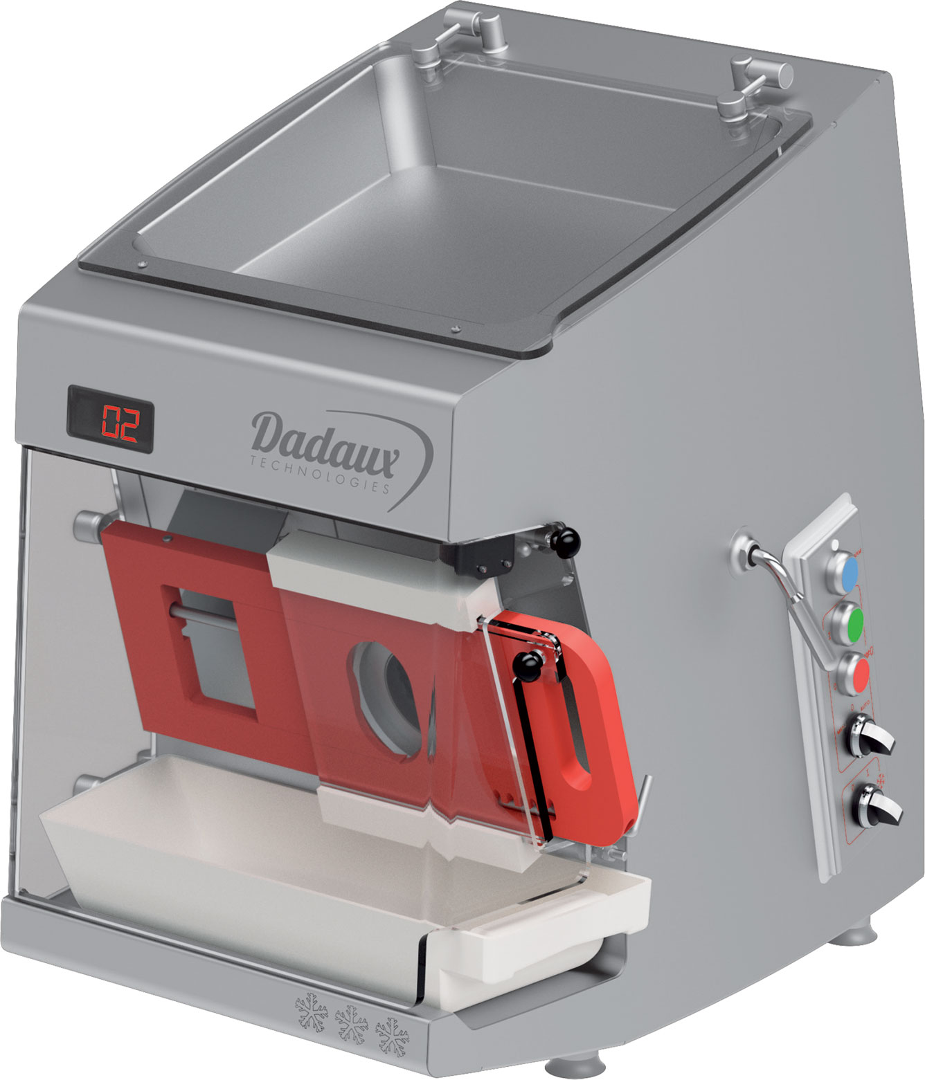 Hachoir réfrigéré professionnel Dadaux - Modèle Setna - Inox 18/10 avec froid pulsé et statique_0