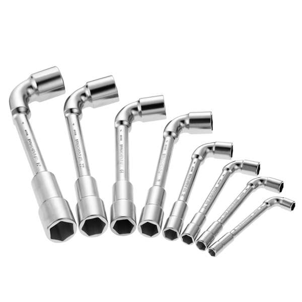 JEU DE 16 CLÉS À PIPE DÉBOUCHÉES 6 X 12 PANS MÉTRIQUES FACOM DIAMÈTRES 8 À 24 MM