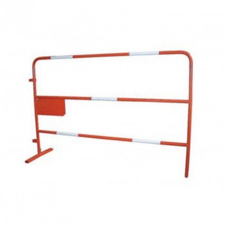 Lot de 24 barrières de chantier TP - plaque soudée - H 1,00 m x L 1,50 m - Altrad - Réf LOT004500-24_0