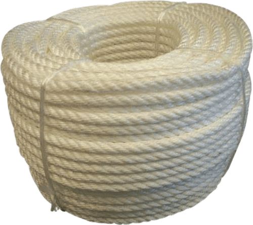 CORDAGE EN POLYPROPYLÈNE OU EN SISAL