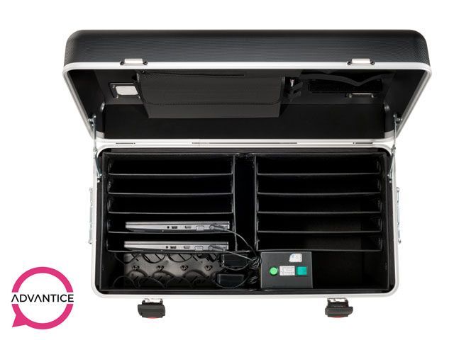 Paraproject Case N10 - Valise multimédia de stockage et rechargement pour 10 PC portables ou Chromebook jusqu'à 15,6''_1