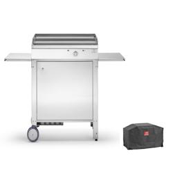 Plancha CHEF 55 ELEC + Chariot + Housse PLANET - gris inox 400110_0