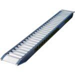 Rampes de chargement en aluminium sans bords - 2490 kg - 4,5 mètres - IMER - Surface antidérapante et conception renforcée_0
