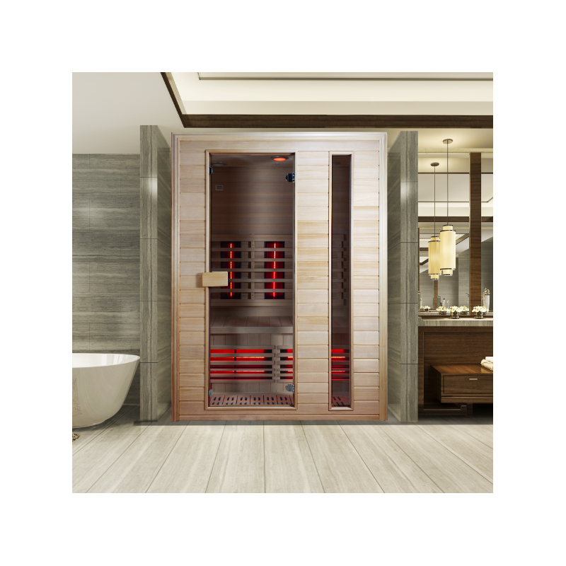 SAUNA ​​INFRAROUGE BOREAL® DIFFUSION 150 - 2 À 3 PLACES À SPECTRE COMPLET - ​150X100_0