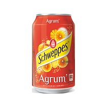 SCHWEPPES AGRUMES CANETTE 33 CL - CARTON DE 24