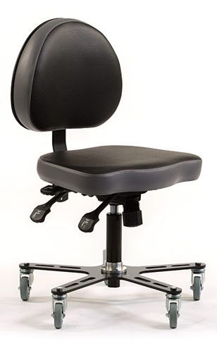 SF-180 - Chaise de bureau ergonomique industrielle - Synetik Ergodesign - Cylindre 140 mm - Dossier ajustable et mécanisme multi-tilt_0