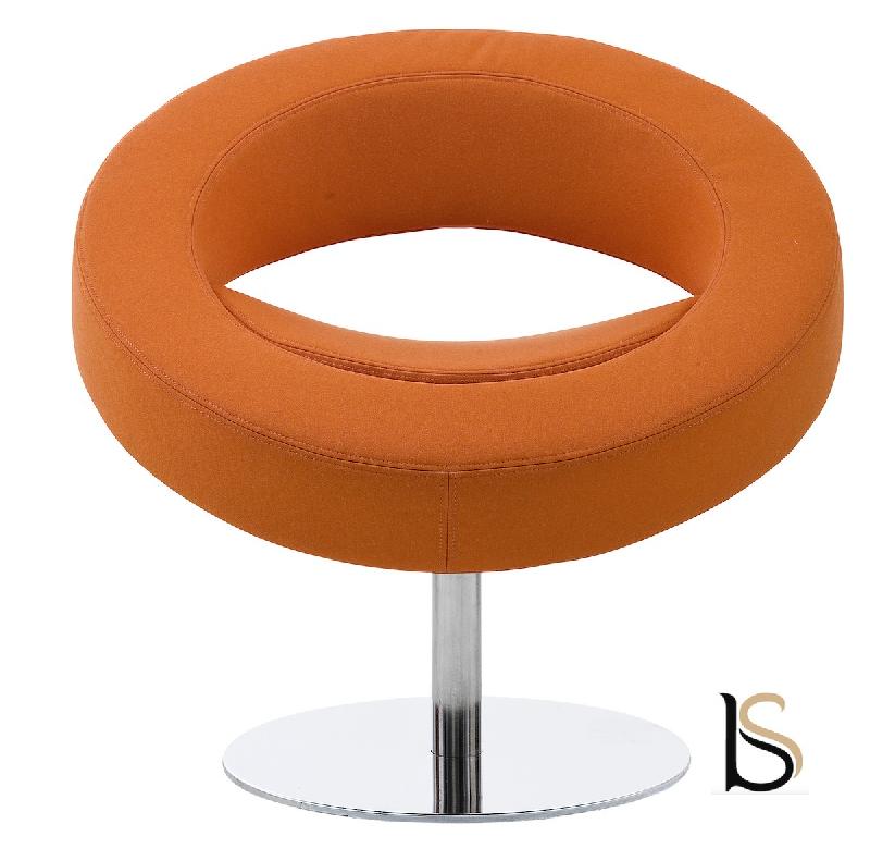 Siège Design en tissu Hello - Softline - Feld Orange 624_1