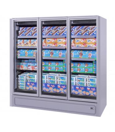 Vitrine verticale négative avec retour automatique de la porte, pour chr, traiteurs, boulangeries, pâtisseries et chocolateries -  multifreez plus 3p iarp_0