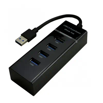 4 ports USB 3.0 hub - Black_0