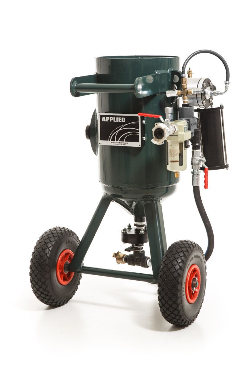 Aérogommeuse Applied 20 Litres - Modèle compact avec réservoir de 20L - Diamètre 260mm et hauteur 820mm_0