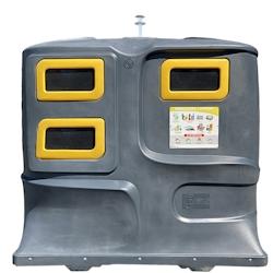 Colonne aérienne d'apport volontaire 4m3 kinshofer pehd lila - JAUNE - jaune 0727156534318_0