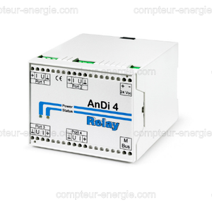 Convertisseur de signal analogique vers réseau m-bus relay - andi 0/4-20ma 0-10v_0