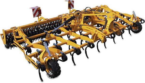 Déchaumeur à dent vibrante Campa - de 4 à 6 m avec dents 70x12 ou QDC, rouleaux et peigne arrière - Référence VIBROMULCH_0