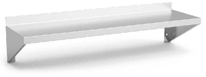 Etagère murale compacte à gousset en acier inoxydable Etagère murale compacte à gousset 1000x300x245 mm. Horemaq - 011402_0
