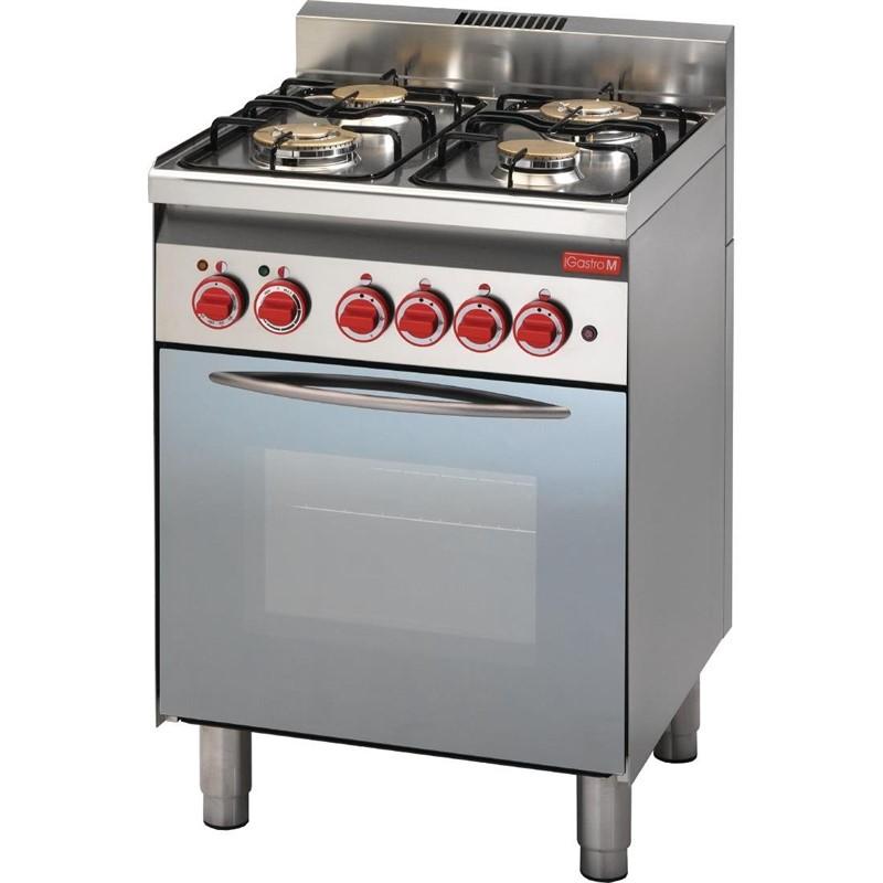 Fourneau 4 feux gaz sur four électrique à convection gn2/3 60/60cfge/p - GN013_0