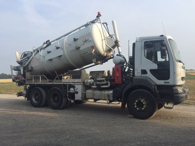 Hydrocureur Renault Kerax 370 DCI 6x4 ADR - Équipement Hydrovidé ADR - Cuve 14 000L_0