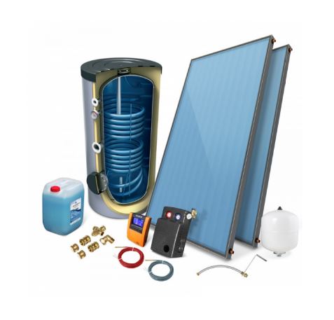 Kit Chauffe-eau solaire 200L 2 ech Complet_0