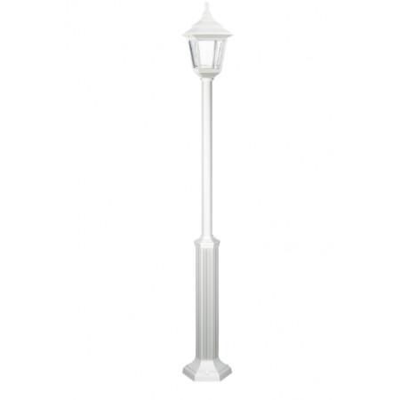 Lampadaire 1 tête -clic-clac 4 -ip44 - e27 - style rustique - verre transparent hauteur totale 1 910 mm blanc_0