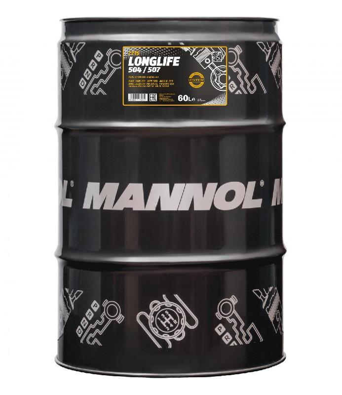 MANNOL - Huile moteur Longlife 504/507 - 5W-30 - 60L - MN7715-60 - API SN, ACEA C3, homologuée BMW, MB, Porsche, VW_0