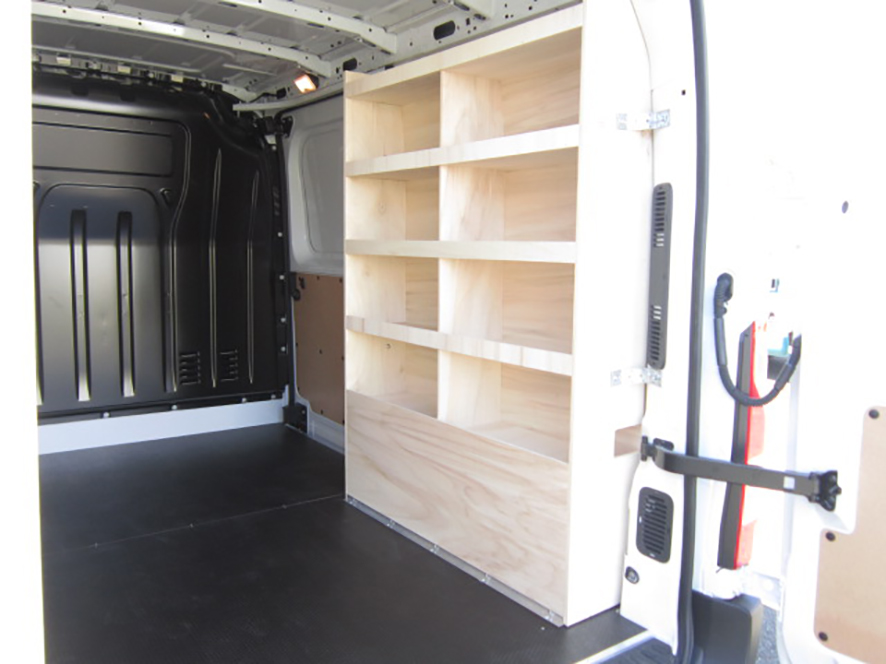 Meuble droit en contreplaqué peuplier naturel - Renault MASTER L1H2 - robuste et pratique_0