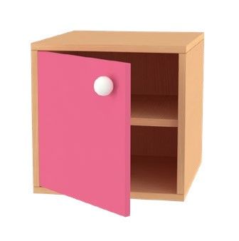 Meuble porte avec 1 étagère mobile - Réf. R.H40401 - Dimensions L404mm x H400mm x P452mm_0