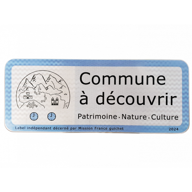 Panneau Label Commune à découvrir - Informations Diverses et Horloges de Visite_0