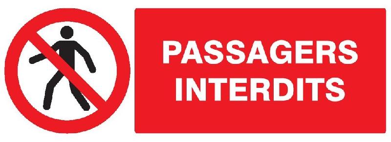 Panneaux rigides 200x52 mm obligations interdictions - PNGPSC-TL03/PSGI_0