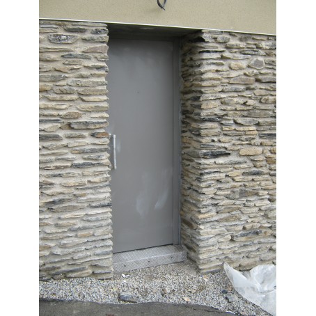 Porte blindée industrielle dormant métallique avec pion antidégondage - omnimetal_0