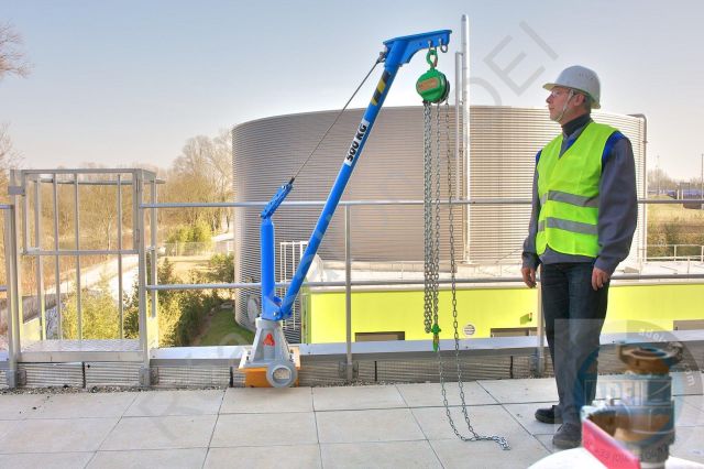 Potence aluminium amovible LEVO 500 - sans treuil - fabrication française - 500 kg_0