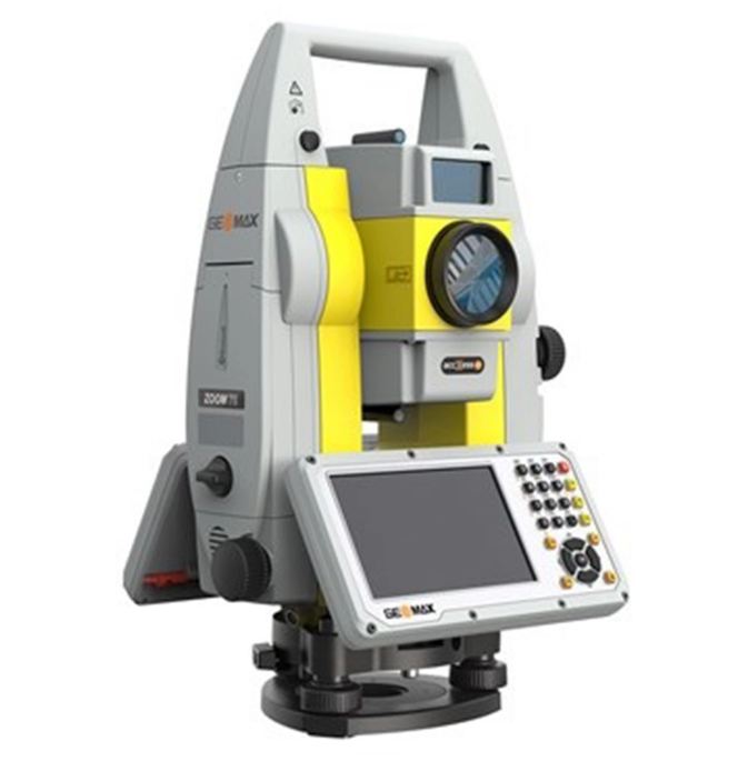 Station totale robotisée sans réflecteur - GEOMAX ZOOM 75 - Précision jusqu’à 1” avec mesure sans prisme 500 m/1000 m_0
