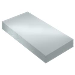 Tectake Lot de 10 plaques doubles SHINY en polycarbonate découpables - 121 x 60,5 x 0,6 cm -405928 - transparent Polycarbonate 405928_0