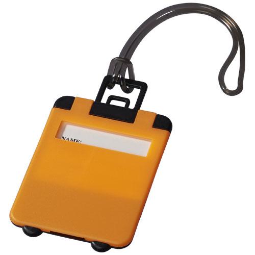 Étiquette à bagages Taggy 11989209 - avec cordelette gomme et étiquette d'identification en plastique ABS_0