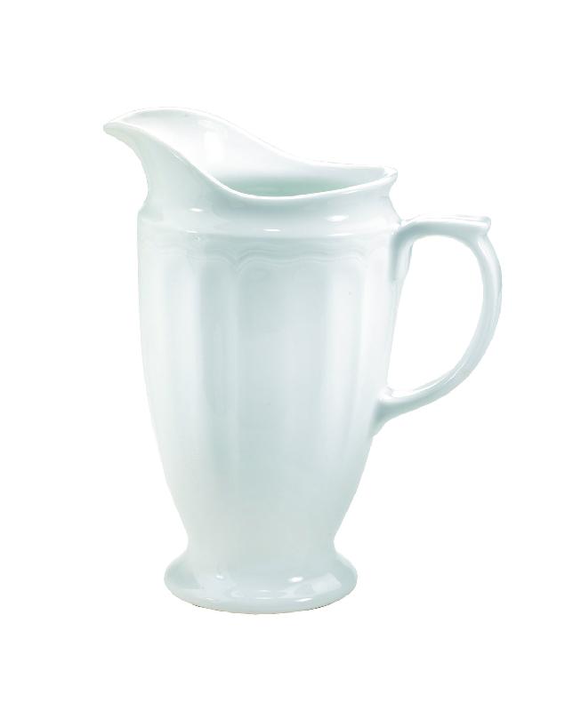 PICHET IRRÉGULIER BLANC PORCELAINE QUEEN ANN PILLIVUYT