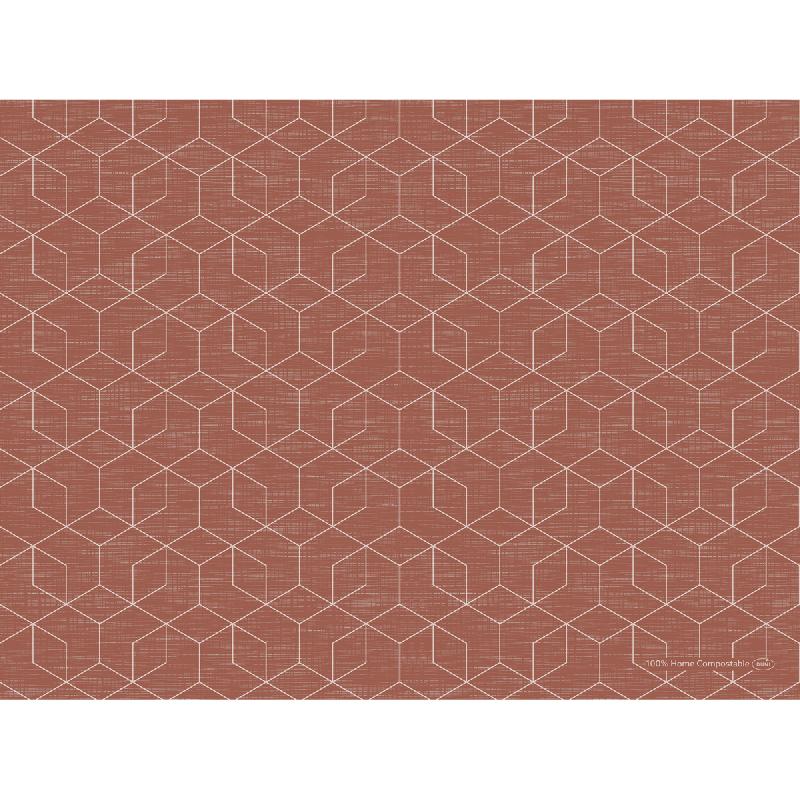 SET DE TABLE MARRON NON TISSÉ 40X30 CM BIO DUNICEL  (100 PIÈCES)