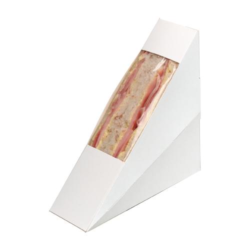 01/ST11W1 - Boîte sandwich club ST11/1 blanche - Colpac - recyclable et biodégradable_0