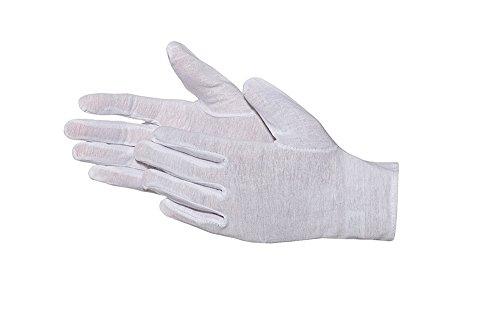 JAH 2099 - Gants de protection en coton ultra fins, Oekotex standard 100, blancs, taille 11, lot de 2_0