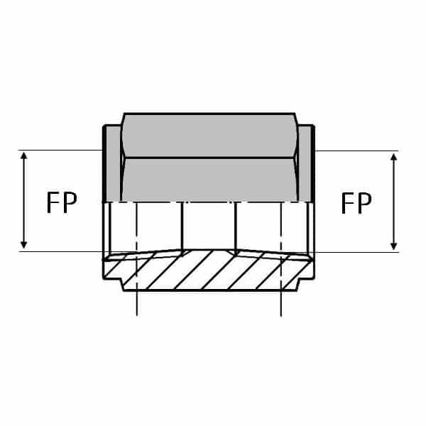 Adaptateur droit femelle x femelle NPT - 1