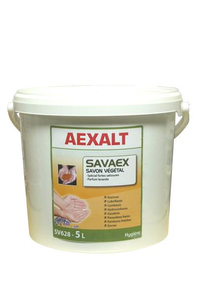 AEXALT SAVON VÉGÉTAL EN POUDRE SAVAEX SEAU DE 5 LITRES : SV628