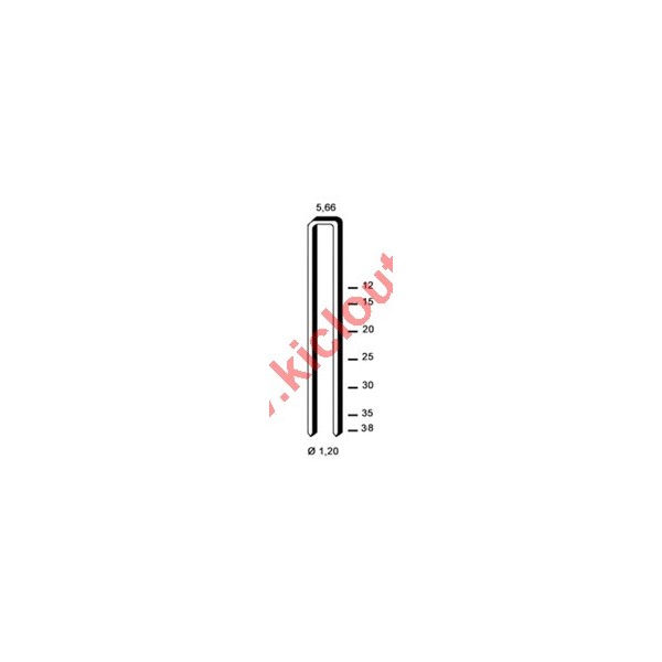 AGRAFES 90 - 38MM GALVA - BOITE DE 5000