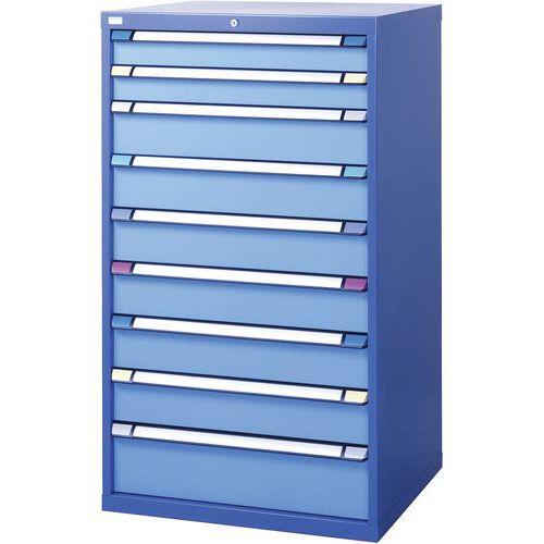 ARMOIRE 9 TIROIRS LHP 1005X1400X695 MM 7035 GRIS/7035 GRIS
