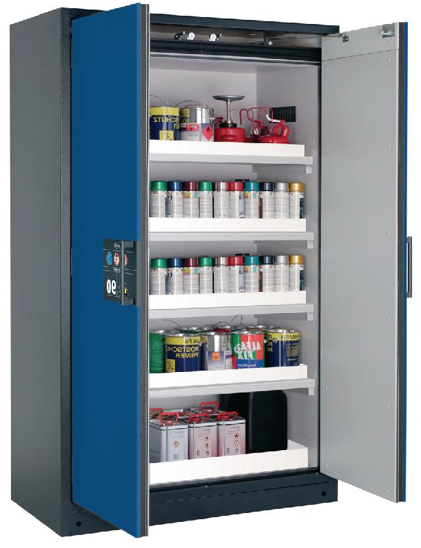 ARMOIRE SÉCURITÉ Q-CLASSIC-90 Q90.195.120 GRIS/BLEU - MANUTAN COLLECTIVITÉS