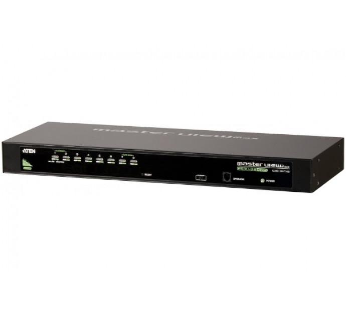 Aten CS1308 KVM rackable - VGA/USB-PS2 - 8 ports - Pilote jusqu'à 256 serveurs en cascade_0