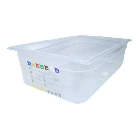 Bac HACCP Polypropylène GN 1/1 H. 150 mm - Gastroland - transparent plastique polypropylène 3701666001307_0