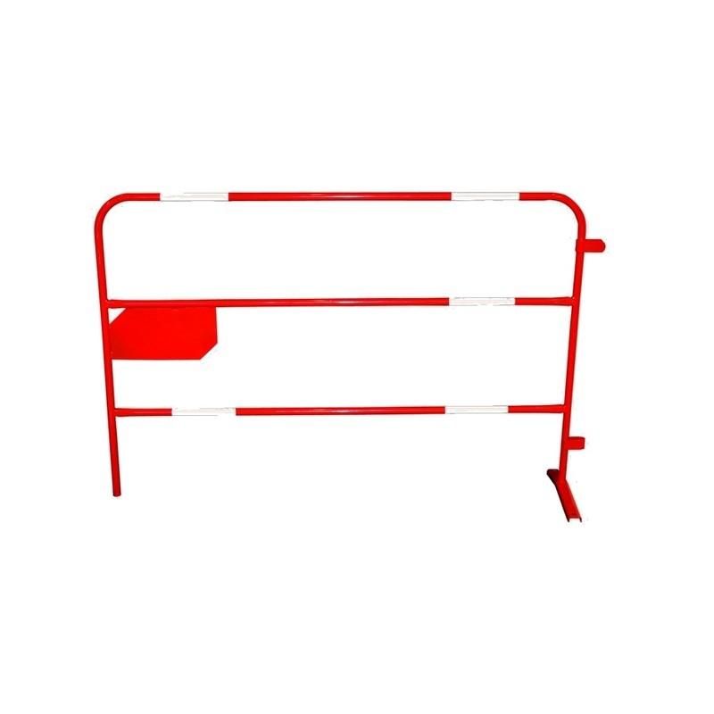 BARRIÈRE ROUGE DE CHANTIER - DIAM 25 MM