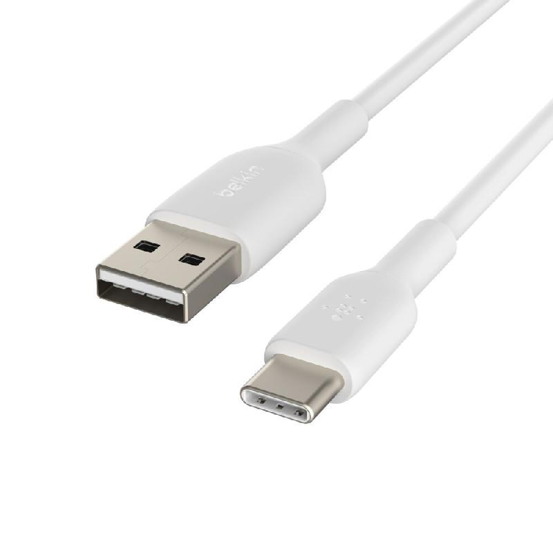 BELKIN cab001bt0mwh câble usb 0,15 m usb a usb c blanc - blanc cab001bt0mwh_0