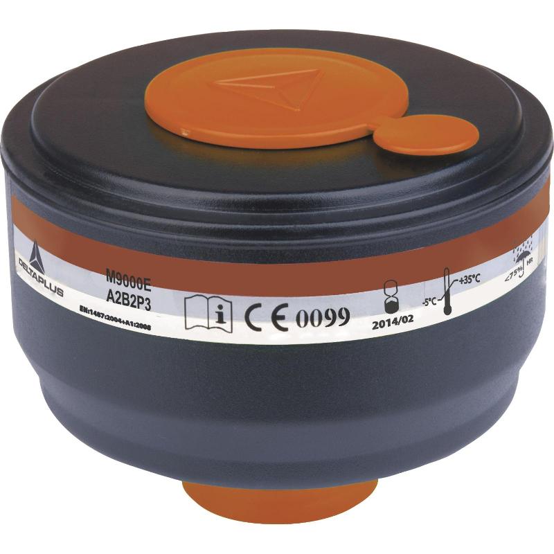 Boîte de 4 cartouches filtrantes A2B2P3 - M9000EAB2P3 pour masques complets M9200 et M9300_0