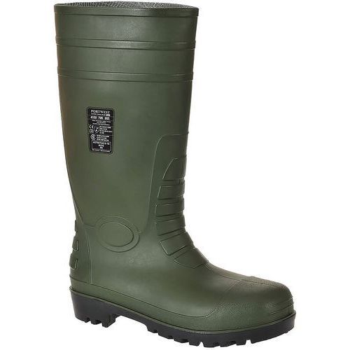BOTTES DE SÉCURITÉ PVC NITRILE WELLINGTON S5 FW95 VERT 43