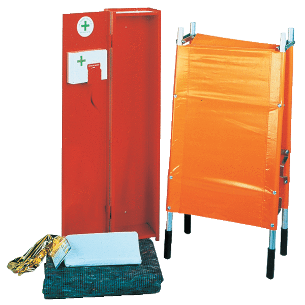 BRANCARD PLIABLE ET ARMOIRE DE RANGEMENT ESCULAPE - OTELO