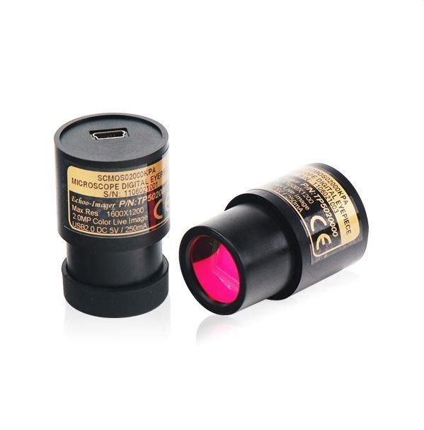 Caméra oculaire pour microscopes - Compatibilité 23,2 mm, 30 mm, 30,5 mm - Résolutions 1,3 MP, 2 MP, 5 MP - Connexion USB2_0