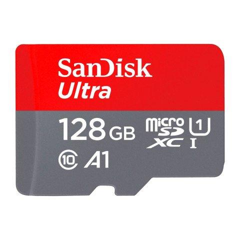 CARTE MÉMOIRE MICRO SDHC SANDISK AVEC ADAPTATEUR SDHC 128 GO - CLASSE 10